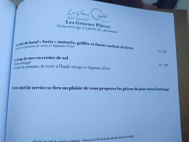 Hôtel - Restaurants Le Vieux Chalet Charmey - Crésuz - Gastronomie und Hotellerie