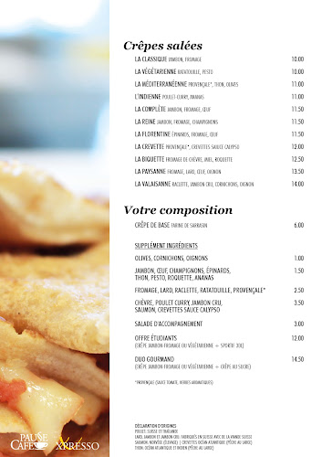 Opinii despre Crêperie Xpresso-Café în Neuchâtel - Gastronomie und Hotellerie