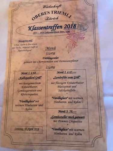 Opinii despre Restaurant Oberes Triemli în Zürich - Gastronomie und Hotellerie