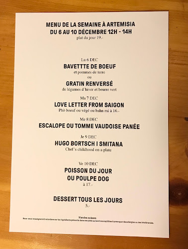 Artemisia le bistrot