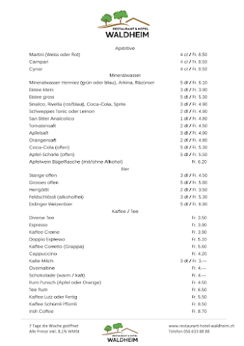 Restaurant-Hotel Waldheim - Gastronomie und Hotellerie