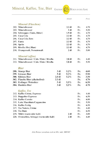 Gasthof zur Alten Post - Gastronomie und Hotellerie