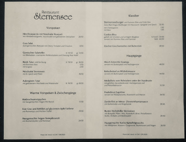 Opinii despre Restaurant Sternensee în Samstagern - Gastronomie und Hotellerie