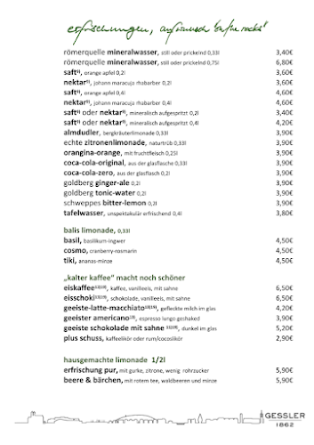 Gessler 1862 - Café - Bar
