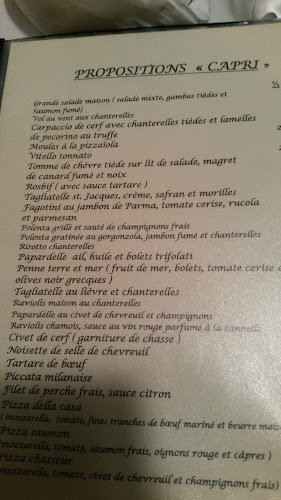 Restaurant pizzeria Le Capri