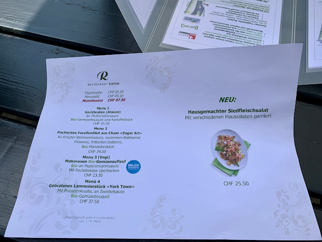 Opinii despre Restaurant Raten în Oberägeri - Gastronomie und Hotellerie
