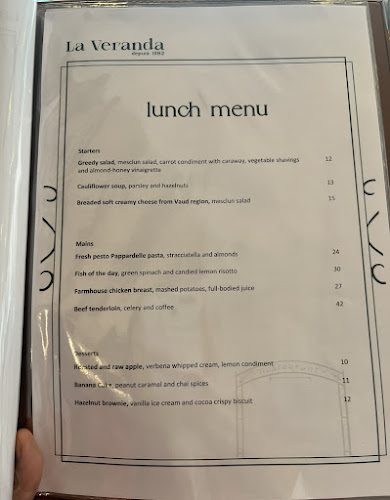 La Veranda, Restaurant Genève - Geneva