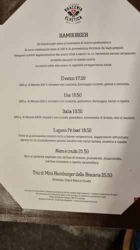 Opinii despre Braceria Elvetica în Lugano - Gastronomie und Hotellerie