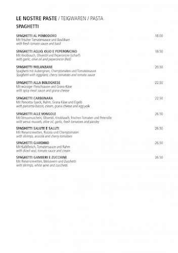 Giardino - Gastronomie und Hotellerie