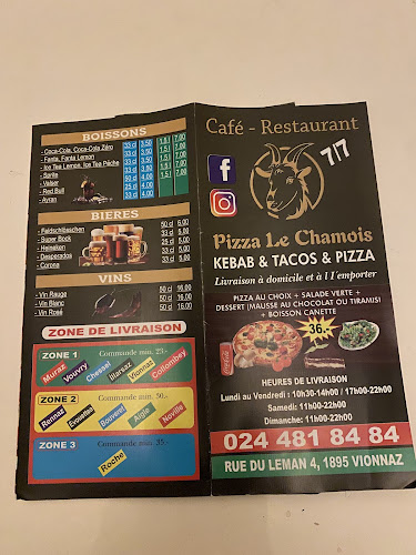 Le Chamois Restaurant - Pizza et Kebab - Gastronomie und Hotellerie