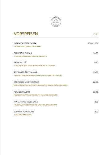 Opinii despre Gusto Cucina Central în Aarburg - Gastronomie und Hotellerie