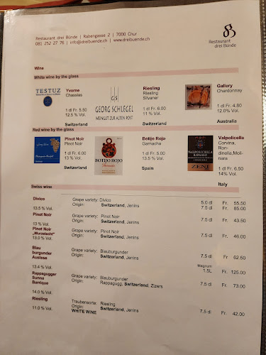 Restaurant Drei Bünde - Gastronomie und Hotellerie