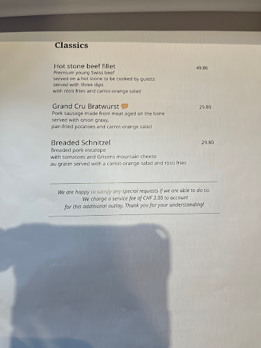 Comentarii opinii despre Restaurant Bündnerland Luzern