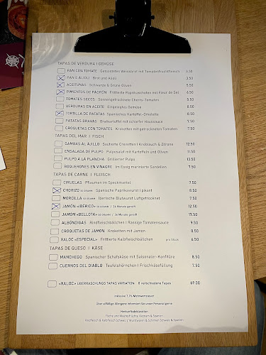 Opinii despre Xaloc Tapas Bar (Masquevino) în Zug - Gastronomie und Hotellerie