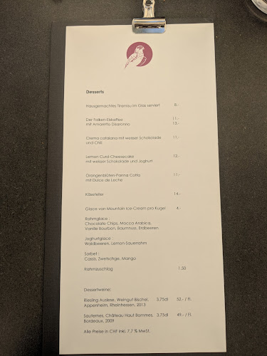 Opinii despre Restaurant Falken în Bern - Gastronomie und Hotellerie