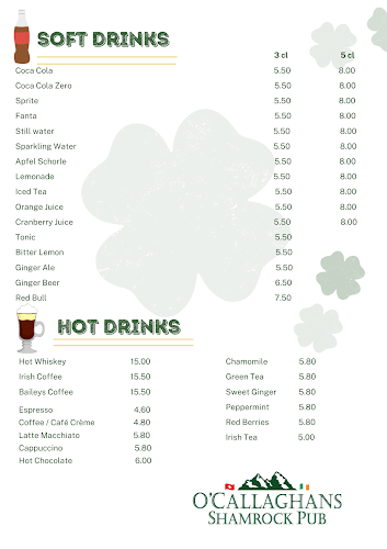 O'Callaghan's Shamrock Irish Pub - Gastronomie und Hotellerie