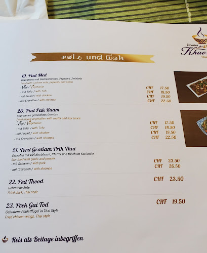 Opinii despre Khao Hom Thai Restaurant/Take Away în Basel - Gastronomie und Hotellerie
