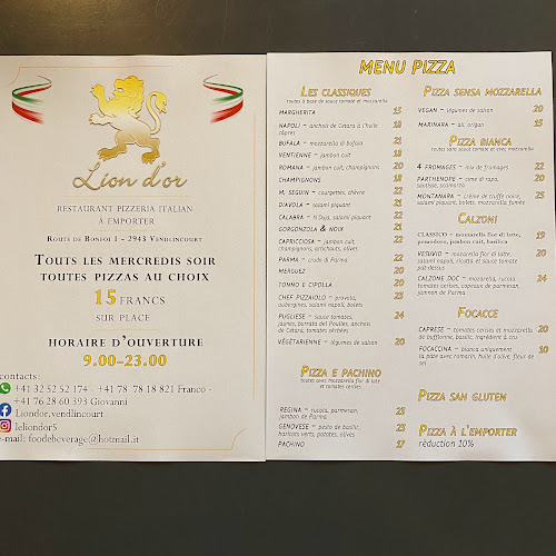 Restaurant pizzeria Le Lion d'Or