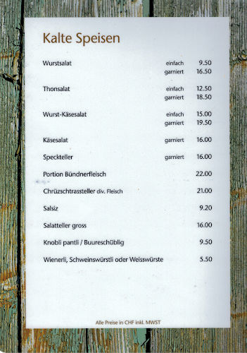 Comentarii opinii despre Restaurant Kreuzstrasse