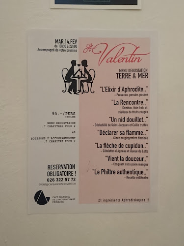 Opinii despre Kulturcafé "Ancienne Gare" în Fribourg - Gastronomie und Hotellerie