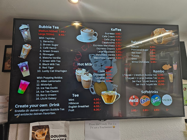 Opinii despre Lucky Cat - Bubble Tea & Taiyaki in Luzern în Luzern - Gastronomie und Hotellerie