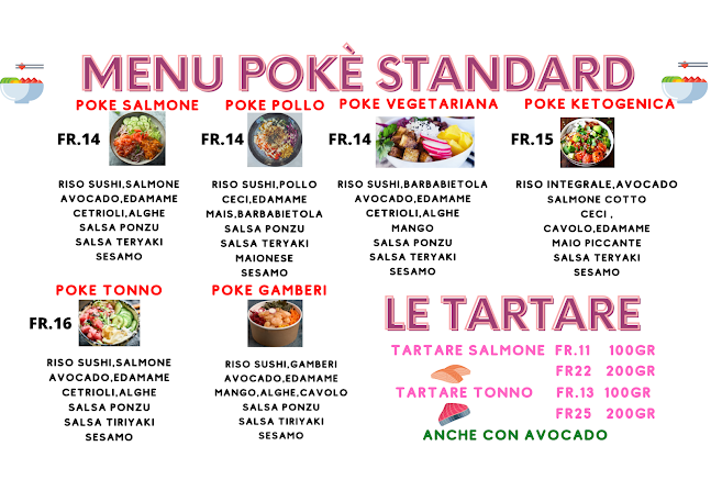 Pessina Poke-Sushi-Bar - Gastronomie und Hotellerie