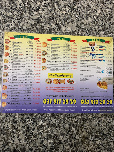 Comentarii opinii despre ONUR Pizzeria & Kebab