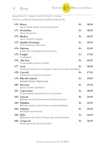 Gasthof zur Alten Post - Büren an der Aare