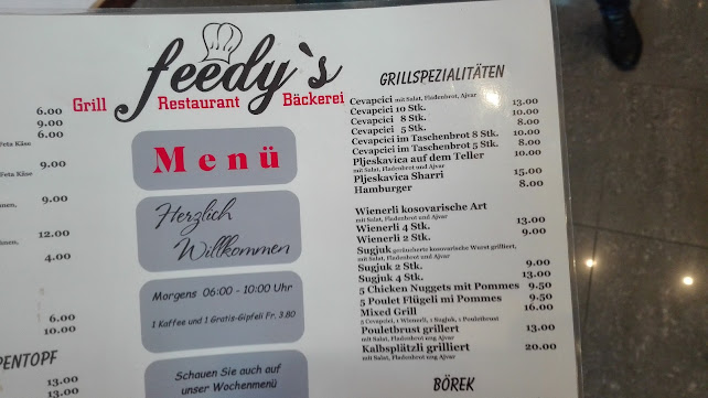 Feedy's Grill Pizza & Pasta - Regensdorf