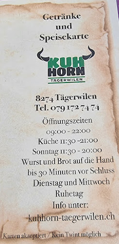 Opinii despre Kuhhorn Restaurant în Tägerwilen - Gastronomie und Hotellerie