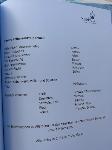 Restaurant Seehuus - Gastronomie und Hotellerie