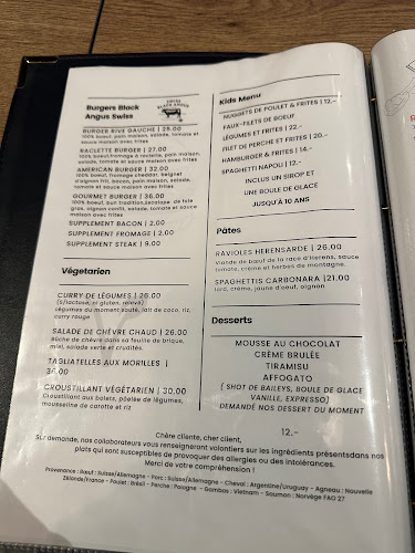 Opinii despre Le Rive Gauche în Granges - Gastronomie und Hotellerie