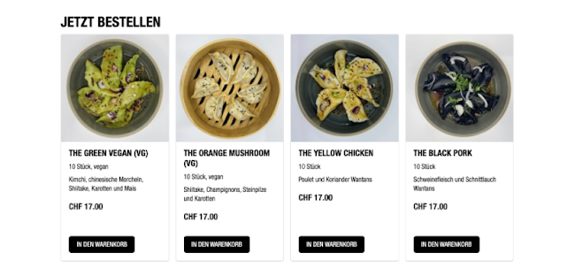 Comentarii opinii despre Peng Dumplings Basel