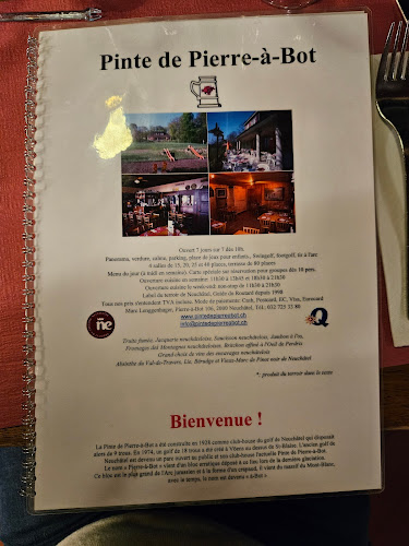 Opinii despre Pinte de Pierre-à-Bot în Neuchâtel - Gastronomie und Hotellerie
