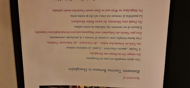 Ristorante Taverna Romana im Sternen