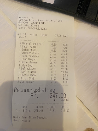 Masala - Zürich
