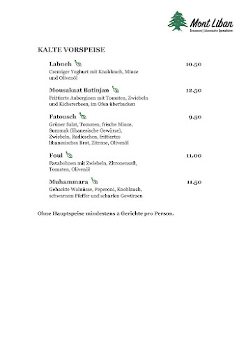 Comentarii opinii despre Restaurant Mont Liban Bern