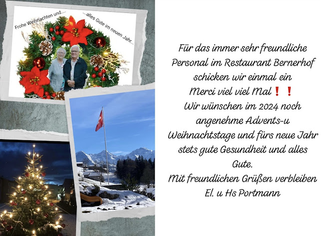 Opinii despre Restaurant Pizzeria Bernerhof în Burgdorf - Gastronomie und Hotellerie