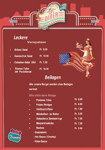Opinii despre 1950 American Diner în Buchs - Gastronomie und Hotellerie