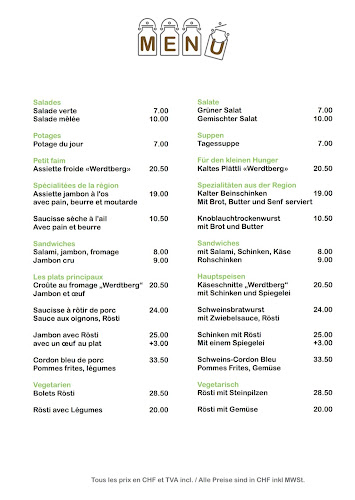 La Werdtberg Hôtel, Restaurant. Chez Armon et Felix - Gastronomie und Hotellerie