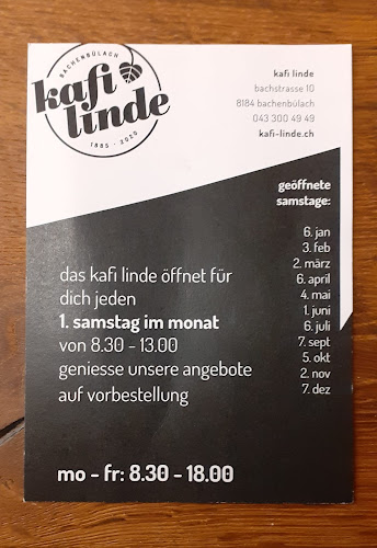 Opinii despre kafi linde în Bachenbülach - Gastronomie und Hotellerie