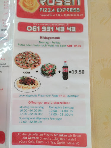 Rosen Pizza Express Lieferung