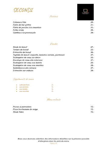 Al Quadrato | Restaurant et Pizzeria - Gastronomie und Hotellerie