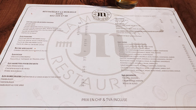 Opinii despre La Muraille în Nyon - Gastronomie und Hotellerie