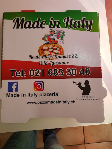 Opinii despre Made in Italy Pizzeria în Lausanne - Gastronomie und Hotellerie