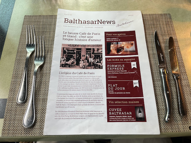 Opinii despre Balthasar Restaurant & Grill în Gland - Gastronomie und Hotellerie