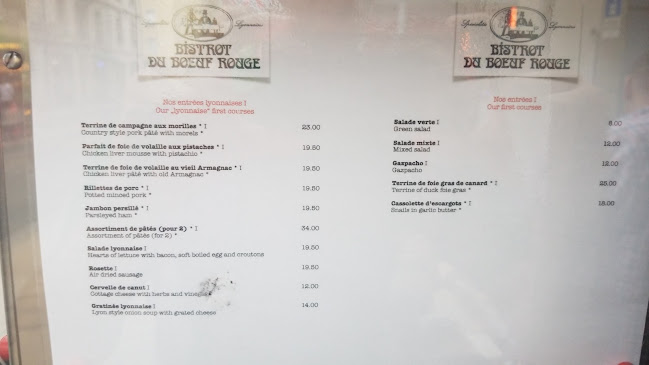 Comentarii opinii despre Bistrot du Bœuf Rouge