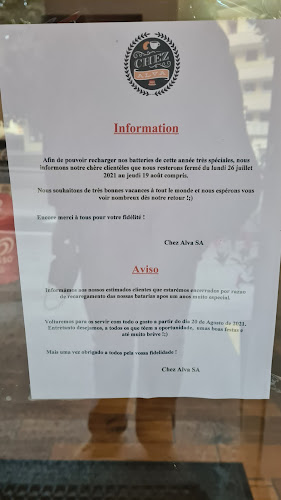 Comentarii opinii despre Chez Alva