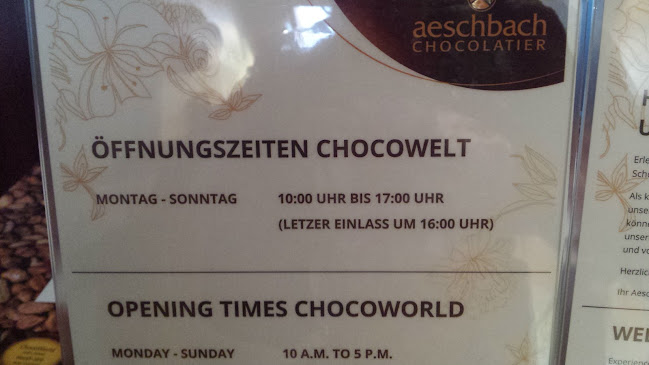 Comentarii opinii despre Aeschbach Chocolatier
