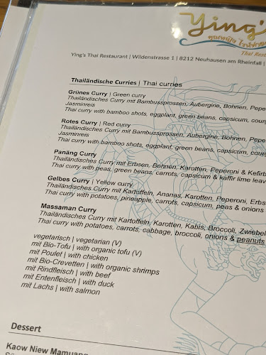 Opinii despre Ying’s RHEINFALL THAI FOOD în Neuhausen am Rheinfall - Gastronomie und Hotellerie